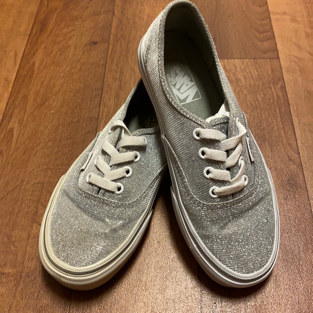 Vans Canvas Glitter Shoes.